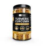 PURE ORIGINAL INGREDIENTS Turmeric Curcumin Capsules front view