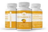 PURE ORIGINAL INGREDIENTS Vitamin C Capsules close-up of ingredients