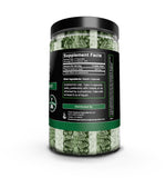 PURE ORIGINAL INGREDIENTS Wheat Grass Capsules bottle with label