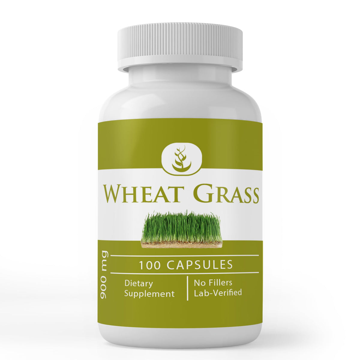 PURE ORIGINAL INGREDIENTS Wheat Grass Capsules front view
