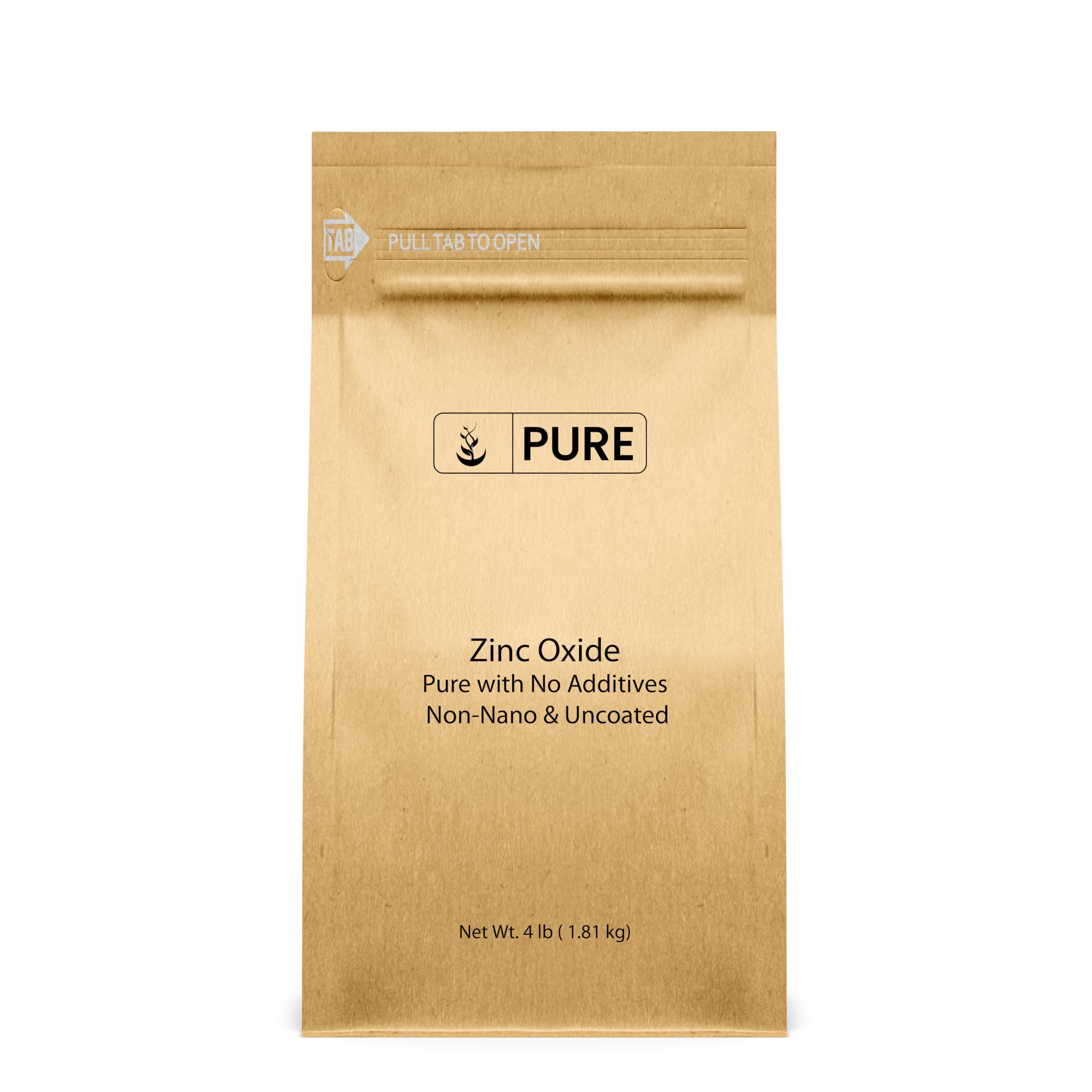 PURE ORIGINAL INGREDIENTS Zinc Oxide 1814g front view