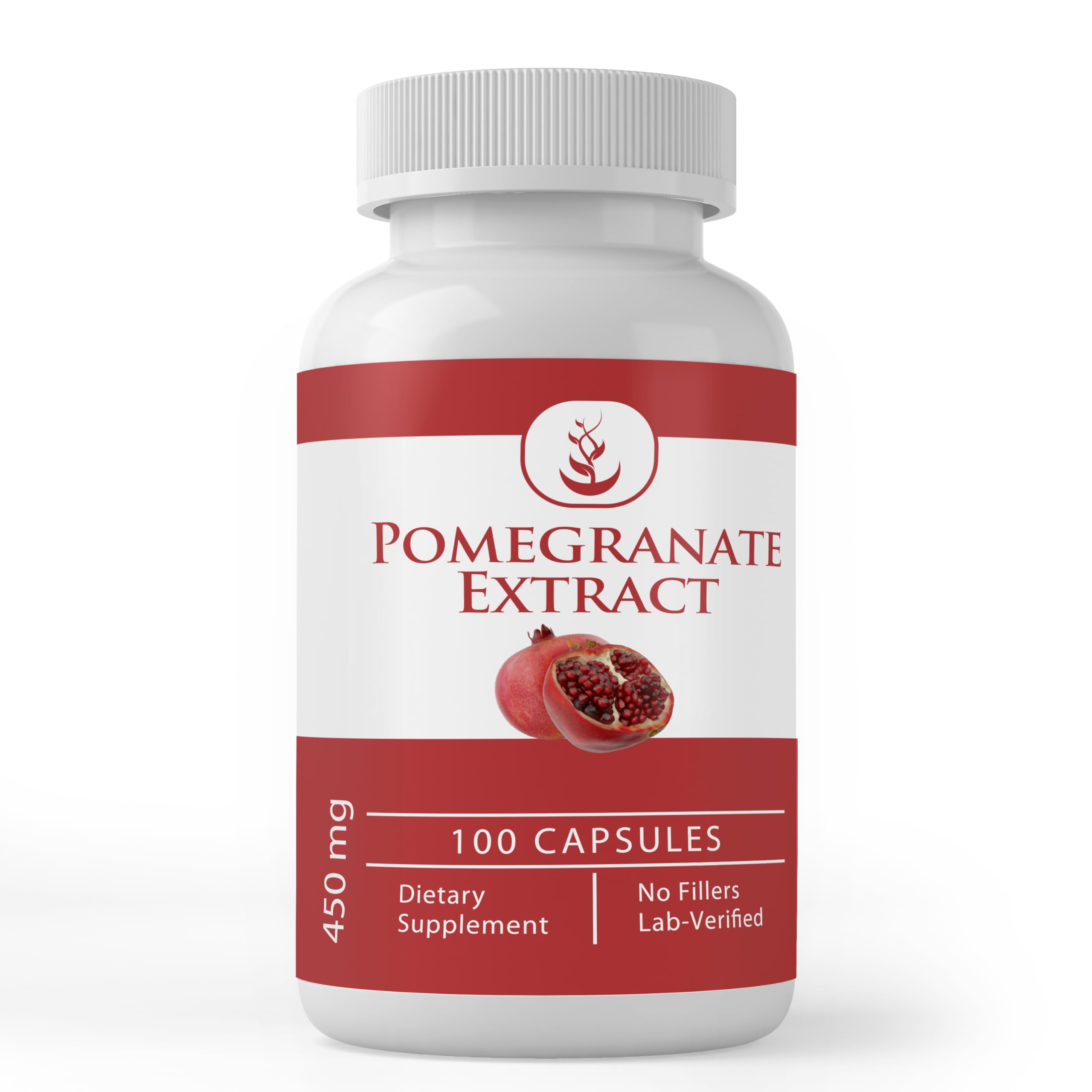 PURE Pomegranate Extract Capsules front view with packaging
