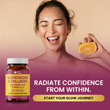 Pure Prana Glutathione & Vegan Collagen Builder bottle side view