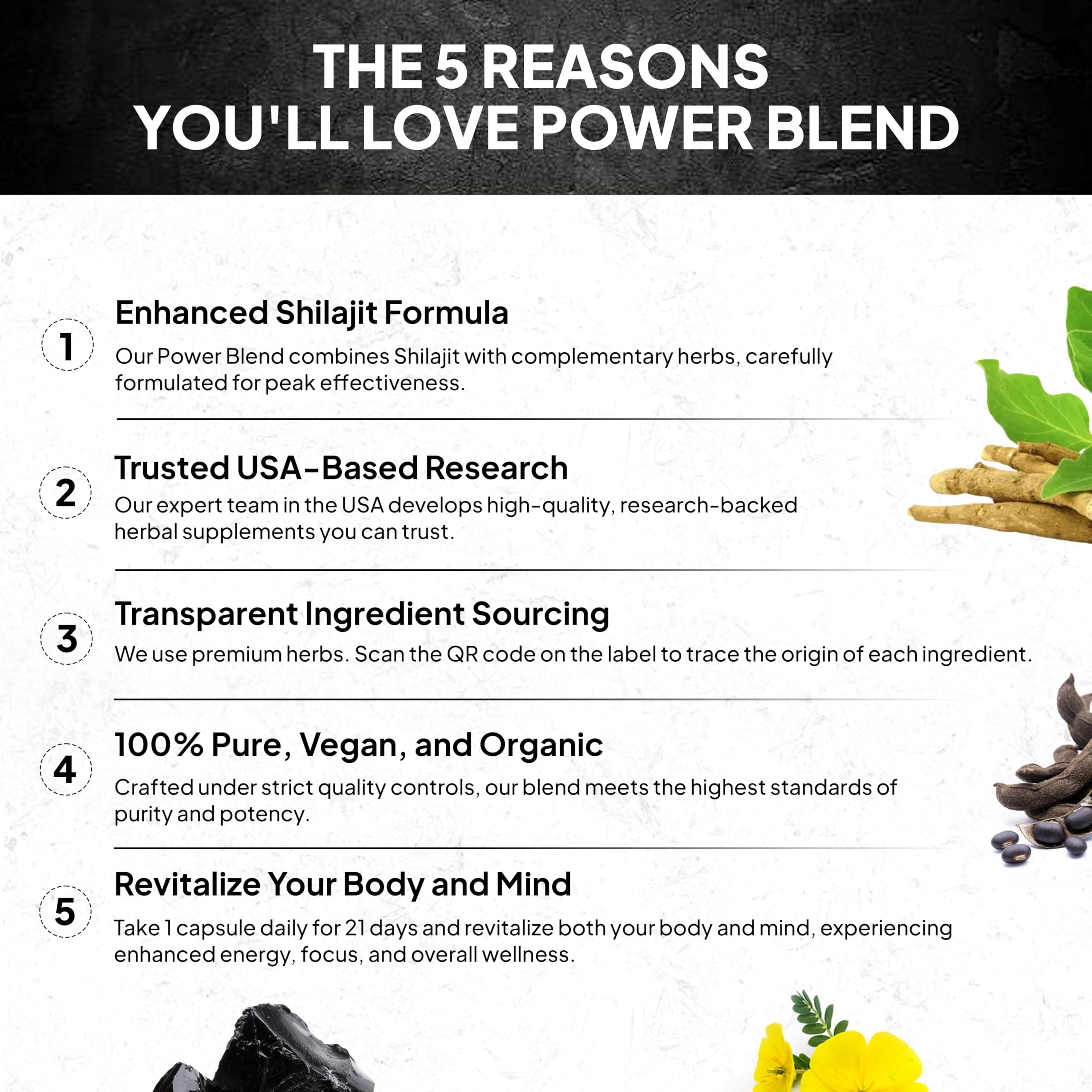 Pure Prana Men’s Herbal Power Blend bottle with 60 capsules