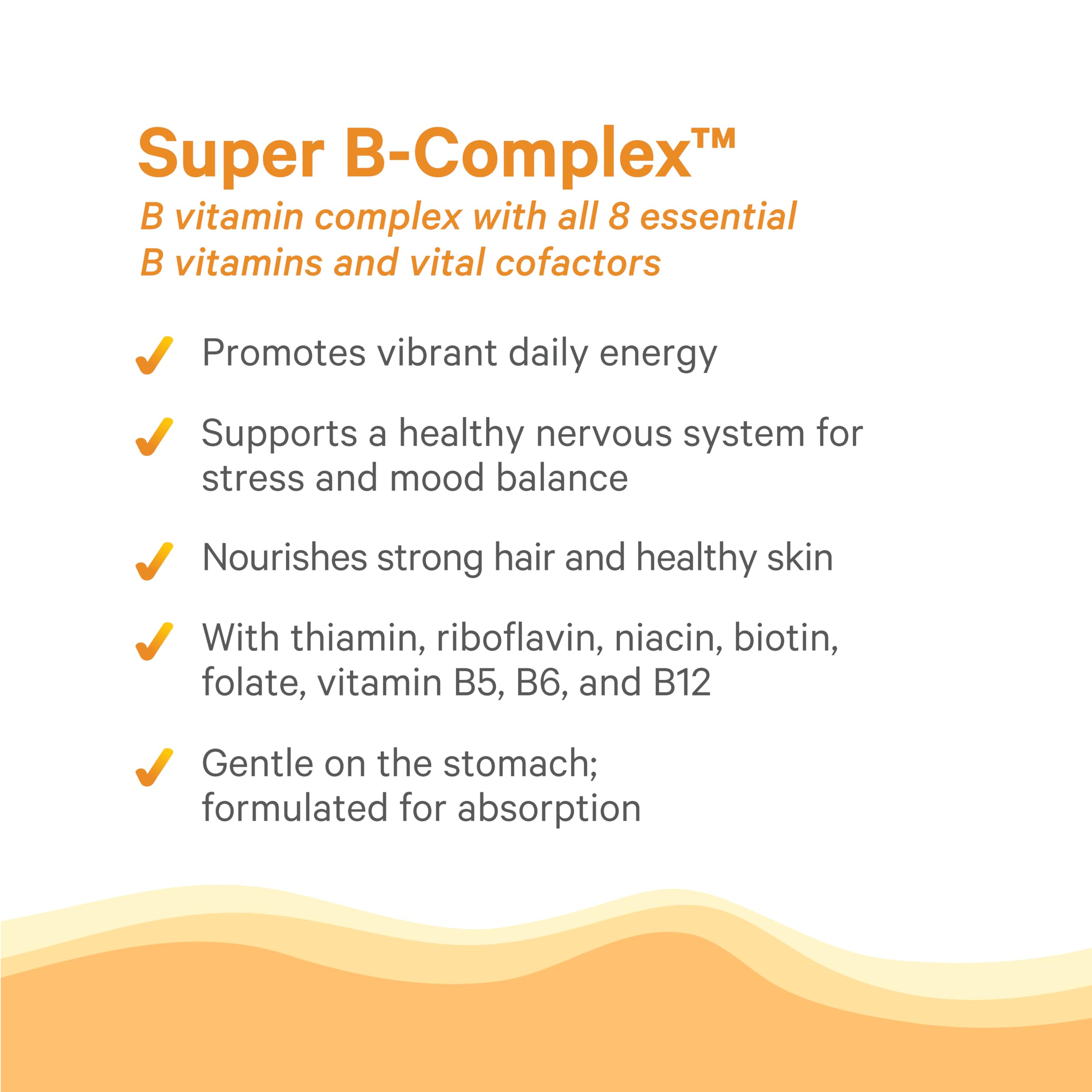 PURE SYNERGY B-Complex Vitamins ingredients list close-up