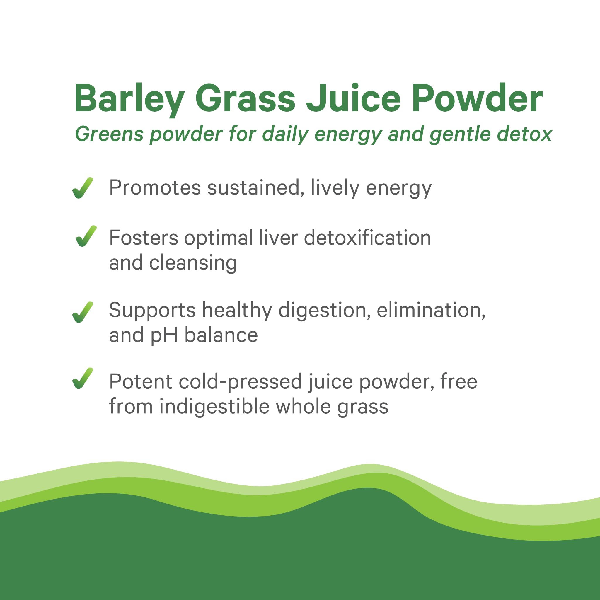 PURE SYNERGY Barley Grass Juice Powder 5.3 oz close-up of powder