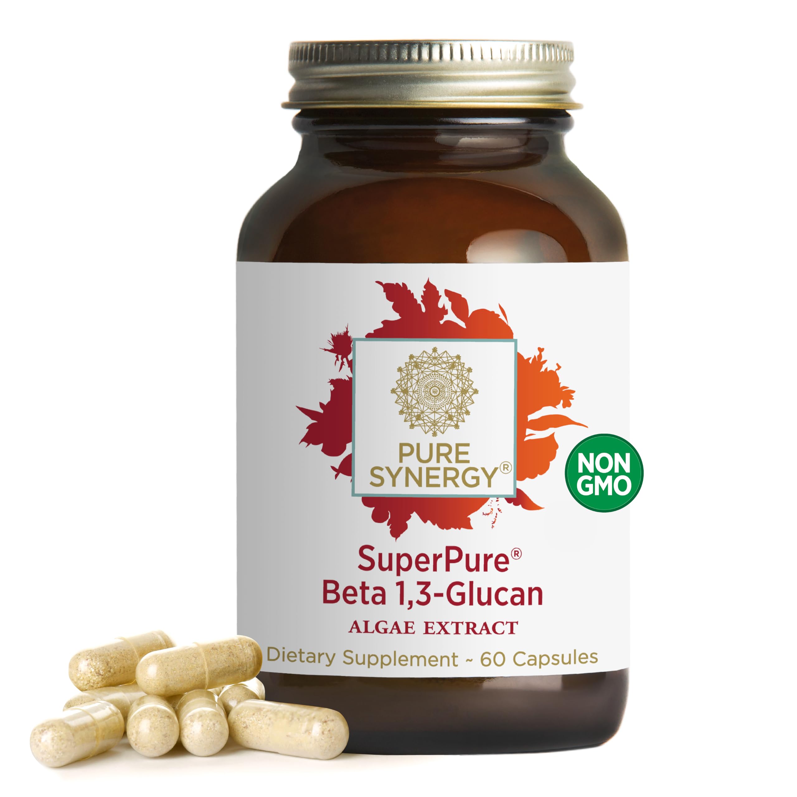 PURE SYNERGY Beta 1,3-Glucans Capsules front view