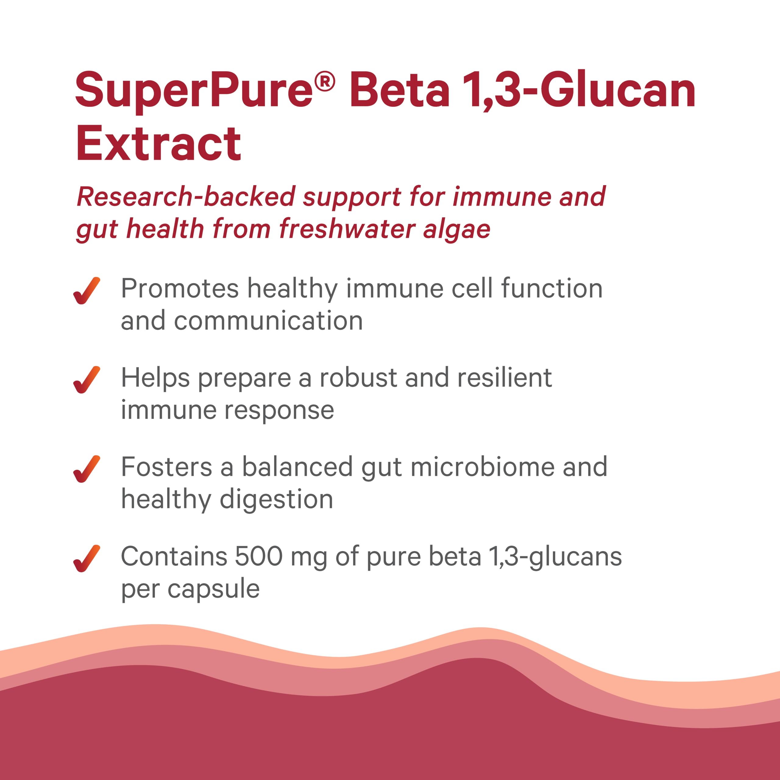 PURE SYNERGY Beta 1,3-Glucans Capsules on a wooden surface