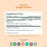 PURE SYNERGY Ginger Root Capsules 60 Count side view