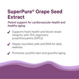 PURE SYNERGY Grape Seed Extract capsules on a table