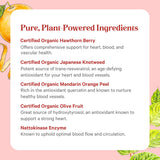 PURE SYNERGY Hawthorn Berry Supplement bottle with a plant background