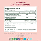 PURE SYNERGY Organic Astaxanthin bottle with label