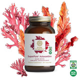 PURE SYNERGY Organic Astaxanthin lifestyle scene with fruits