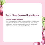PURE SYNERGY Organic Beet Juice Powder 6.4oz nutritional information