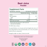 PURE SYNERGY Organic Beet Juice Powder 6.4oz packaging