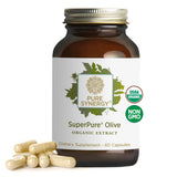 PURE SYNERGY Organic Olive Leaf Capsules bottle front view