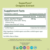 PURE SYNERGY Organic Oregano Oil Capsules side view