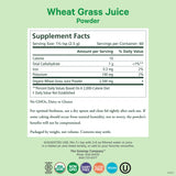PURE SYNERGY Organic Wheat Grass Juice Powder packaging