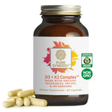 PURE SYNERGY Vitamin D3 + K2 Capsules 60 count front view