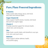 PURE SYNERGY Whole Food Multivitamin bottle side view
