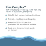 PURE SYNERGY Zinc Supplement ingredients list