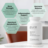 Pure Therapro Rx Bio Boron 30mg capsules on a wooden surface