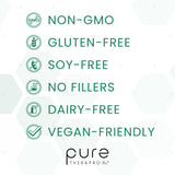 Pure Therapro Rx Just daily wellness Supplement with a glass of water