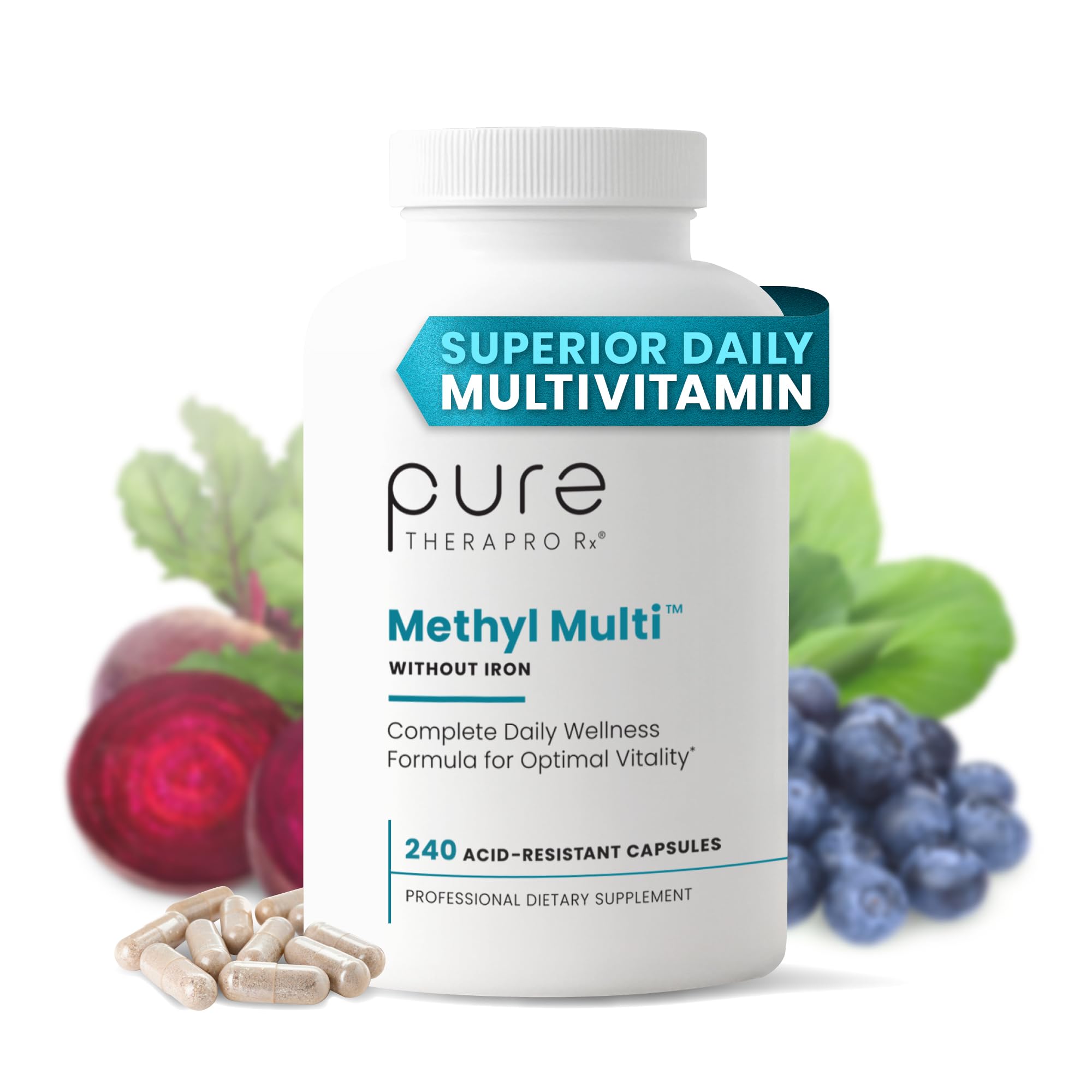 Pure Therapro Rx Methyl Multi without Iron front view
