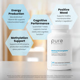 Pure Therapro Rx Methylated B Complex Vitamins ingredients list