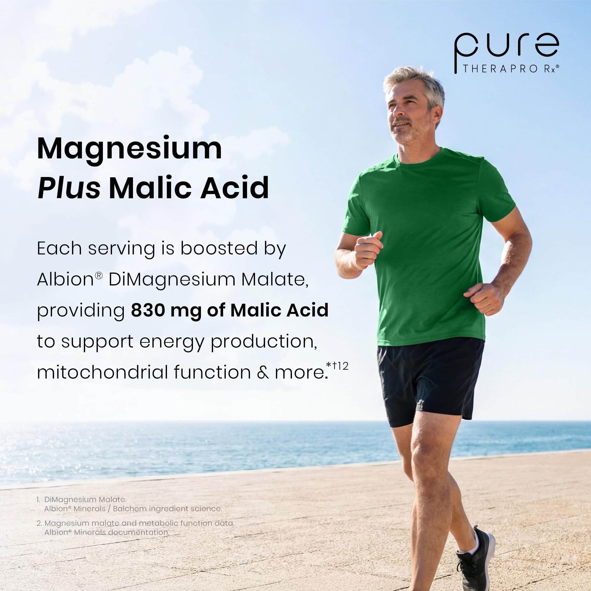 Pure Therapro Rx Optimum Magnesium 250mg capsules lifestyle scene