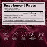 Pure Therapro Rx Saccharomyces Boulardii Probiotic Capsules side view