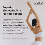 Pure Therapro Rx Tendopure capsules in a hand