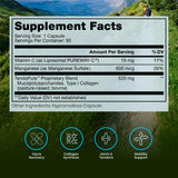 Pure Therapro Rx Tendopure supplement bottle side view