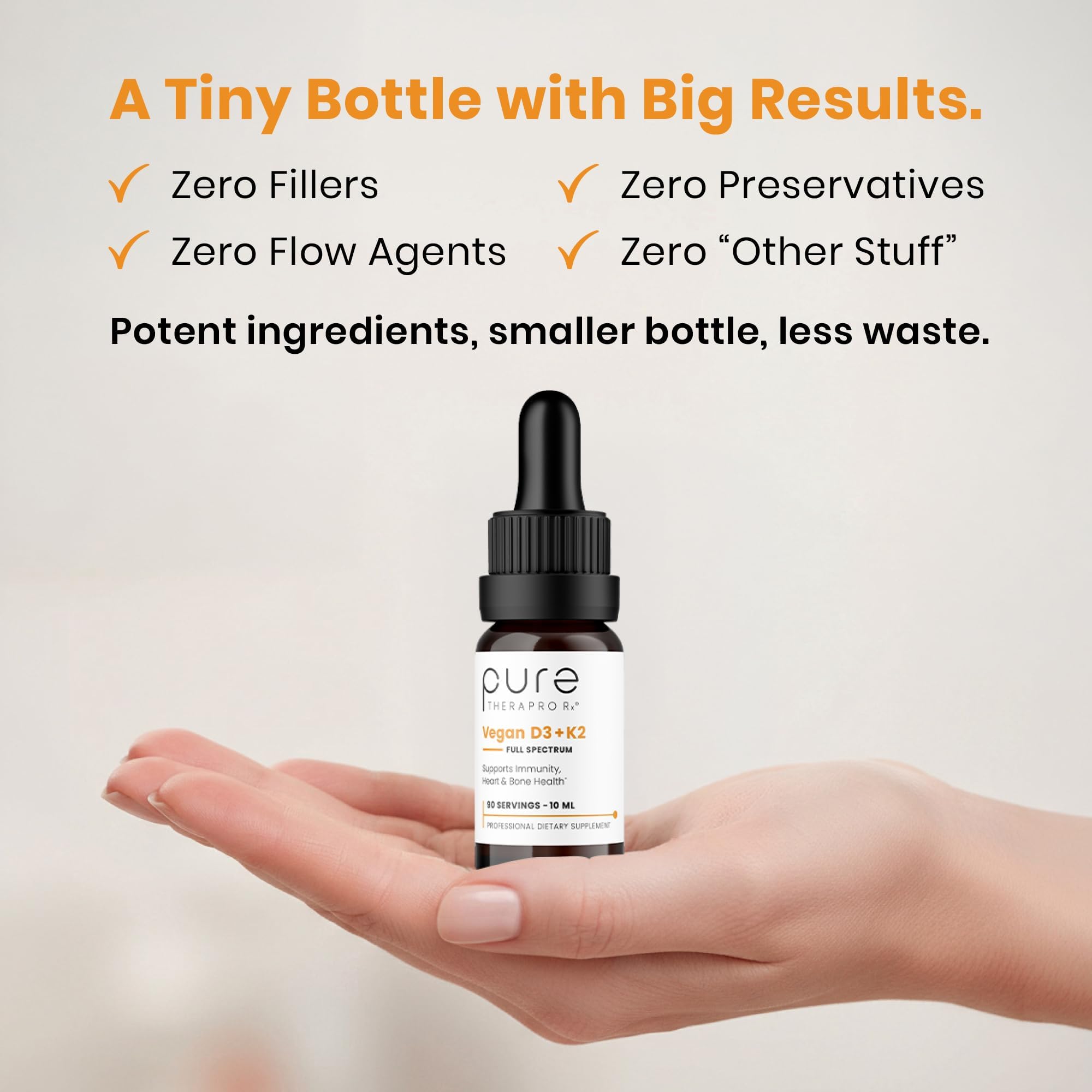 Pure Therapro Rx Vitamin D3 & K2 Liposomal Formula ingredients list