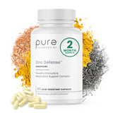 Pure Therapro Rx Zinc Defense supplement bottle front view