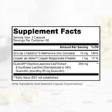 Pure Therapro Rx Zinc Defense supplement side view