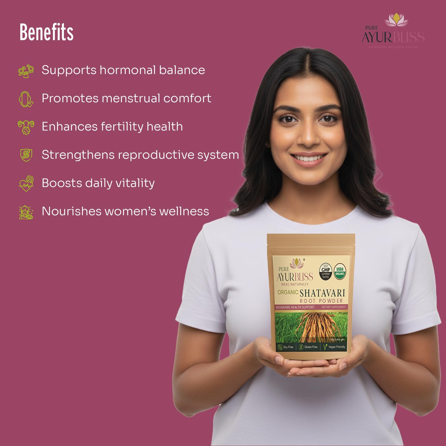 PureAyurbliss Shatavari Powder 454g nutritional information