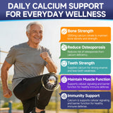 PureBalm Calcium Citrate Gummies lifestyle scene with a person taking gummies