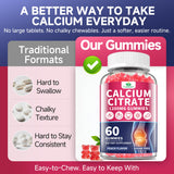 PureBalm Calcium Citrate Gummies on a kitchen countertop