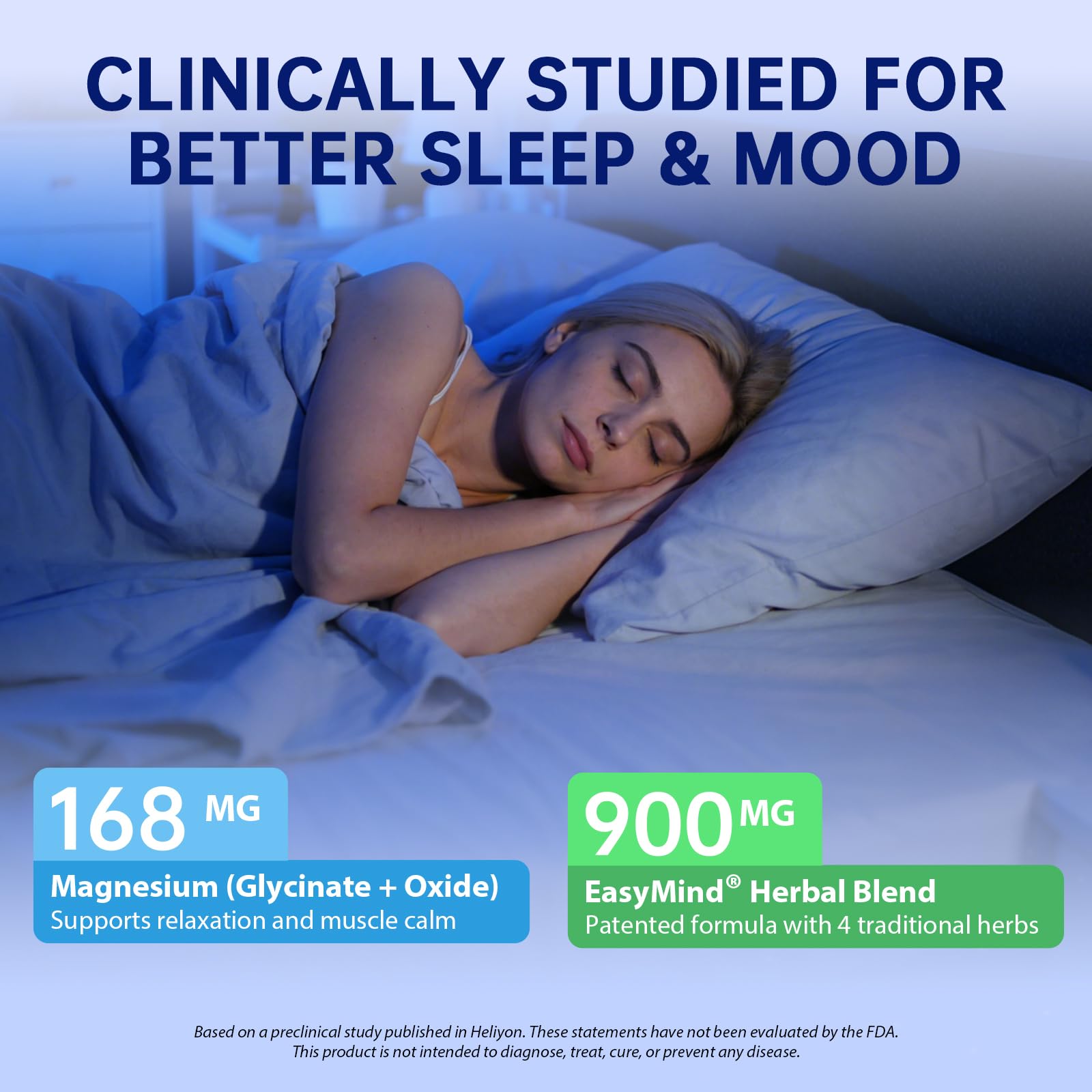 PureBotan Magnesium Sleep Aid 36g back view with ingredient list