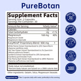 PureBotan Magnesium Sleep Aid 36g side view showing capsule