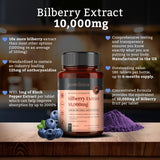 pureclinica Bilberry Extract 1000mg ingredients list