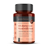 pureclinica Horny Goat Weed 750mg supplement bottle front view