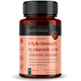 pureclinica Hyaluronic Acid 300mg supplement bottle front view