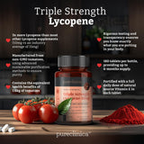pureclinica Lycopene Supplement lifestyle scene with fresh tomatoes