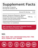 PURECRAFT Berberine Supplement 1100mg side view