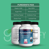 PureDenfix Max Advanced Probiotic 40 Billion CFU capsules on a table