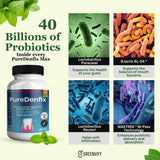 PureDenfix Max Advanced Probiotic 40 Billion CFU with measuring spoon