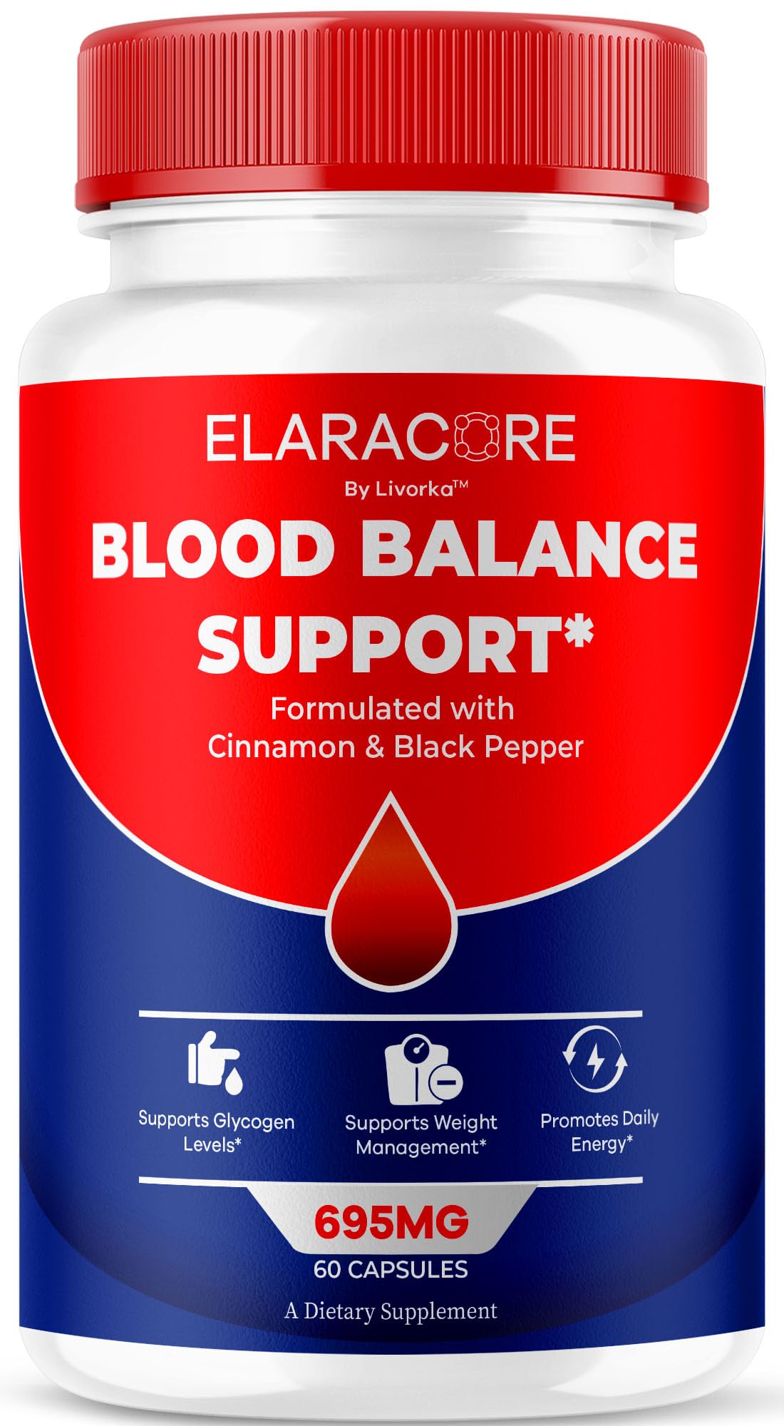 PureFight4U Elaracore Balance Support Capsules front view