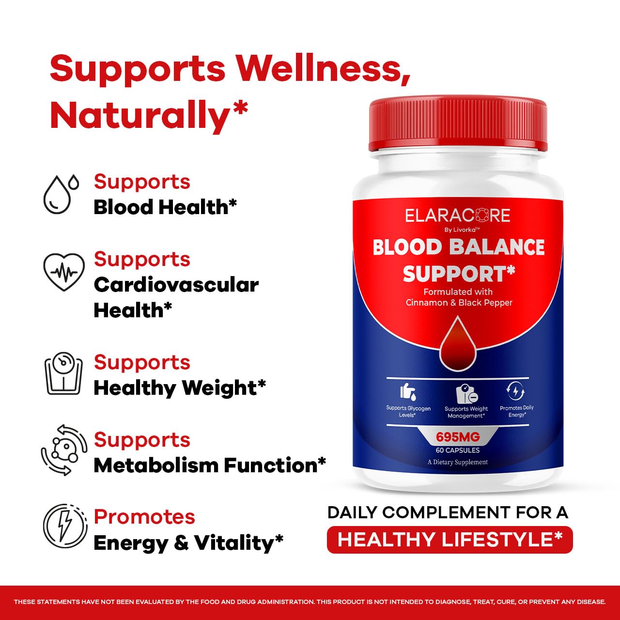PureFight4U Elaracore Balance Support Capsules packaging
